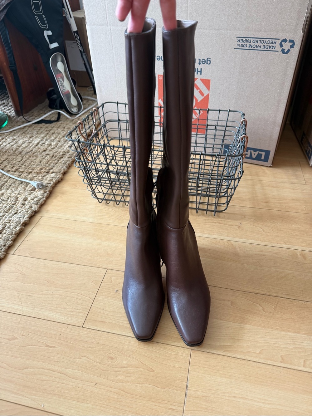 Dolce Vita brown leather boots